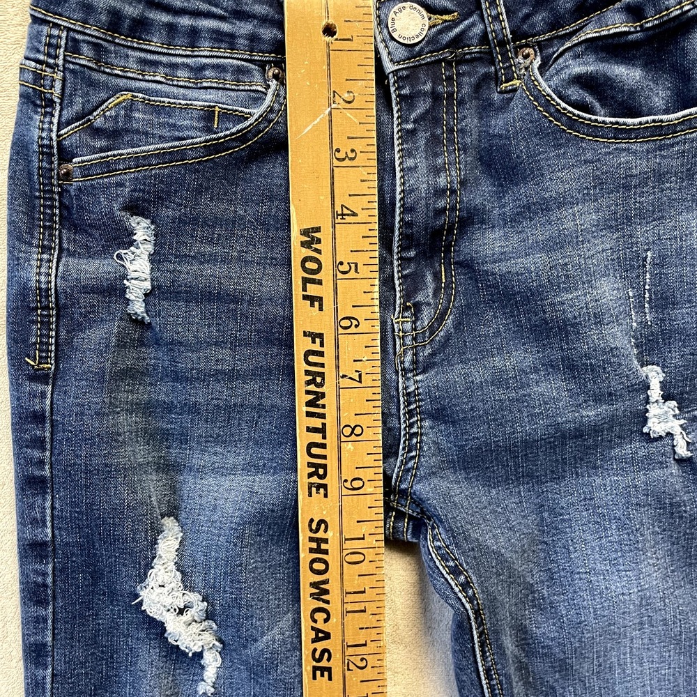 Blue Age Denim Collection Women Size 1 High Rise Skinny Jeans Ripped Distressed - Picture 7 of 13